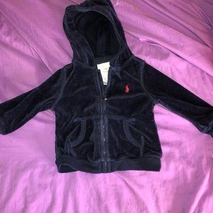 Suede Ralph Lauren hoodie